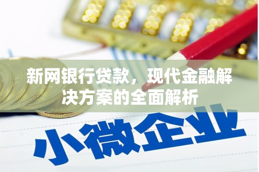 潞城新网银行贷款，现代金融解决方案的全面解析