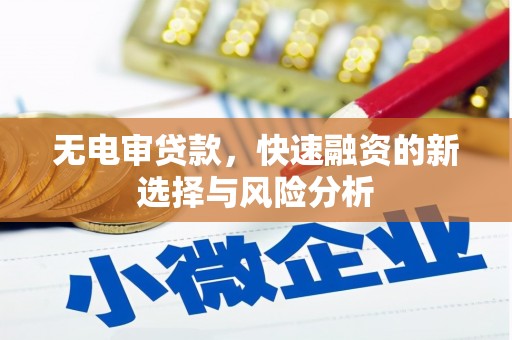 潞城无电审贷款，快速融资的新选择与风险分析
