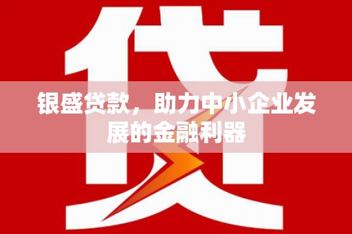潞城银盛贷款，助力中小企业发展的金融利器