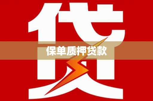 潞城保单质押贷款