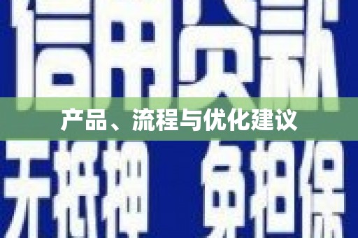 潞城产品、流程与优化建议