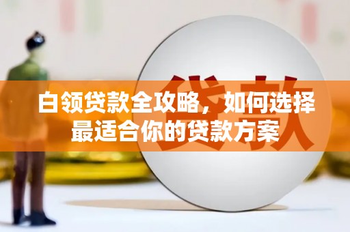 潞城白领贷款全攻略，如何选择最适合你的贷款方案