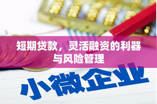 潞城短期贷款，灵活融资的利器与风险管理